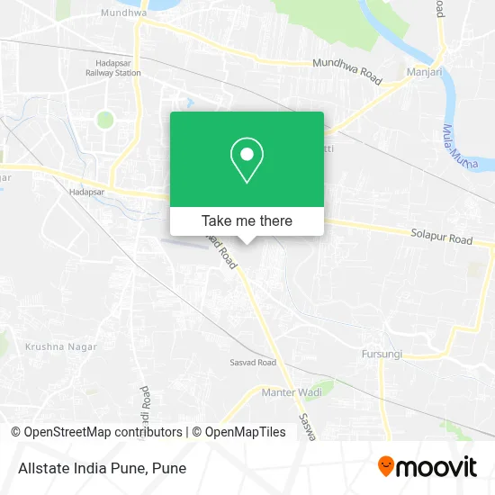 Allstate India Pune map