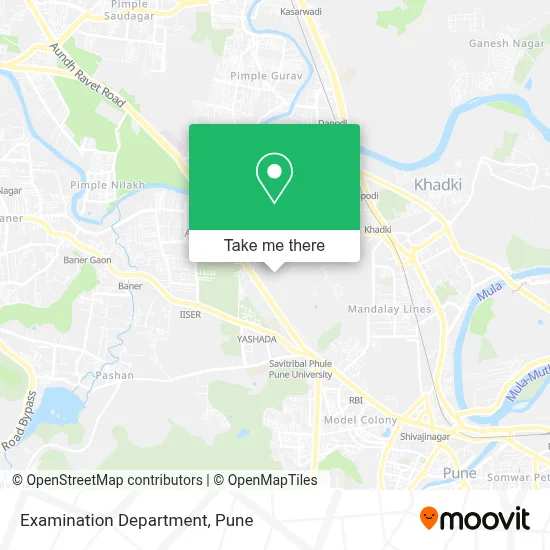 Examination Department map