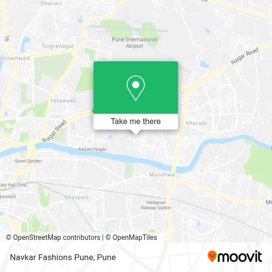 Navkar Fashions Pune map