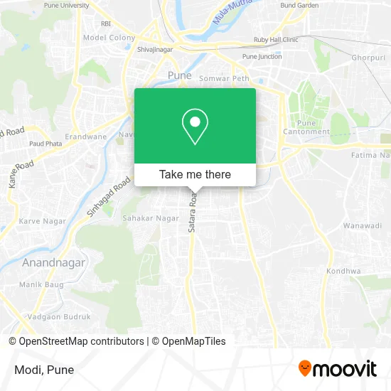 Modi map