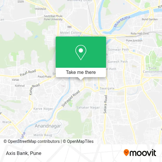 Axis Bank map