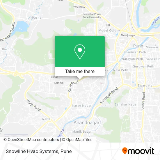 Snowline Hvac Systems map