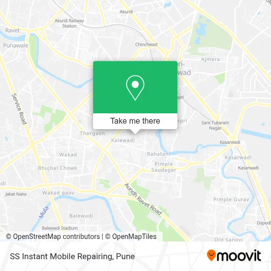 SS Instant Mobile Repairing map