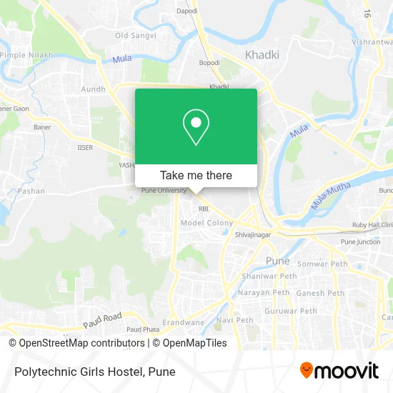 Polytechnic Girls Hostel map