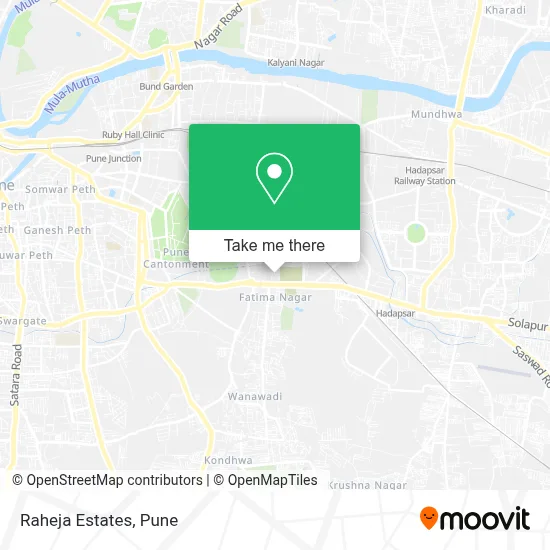 Raheja Estates map