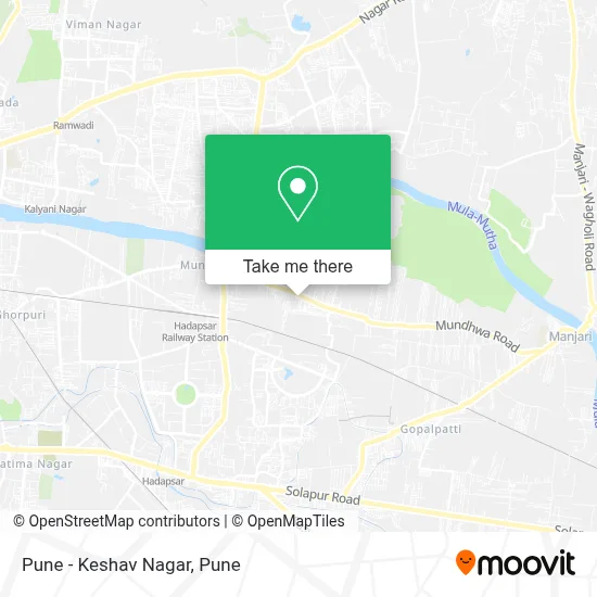 Pune - Keshav Nagar map