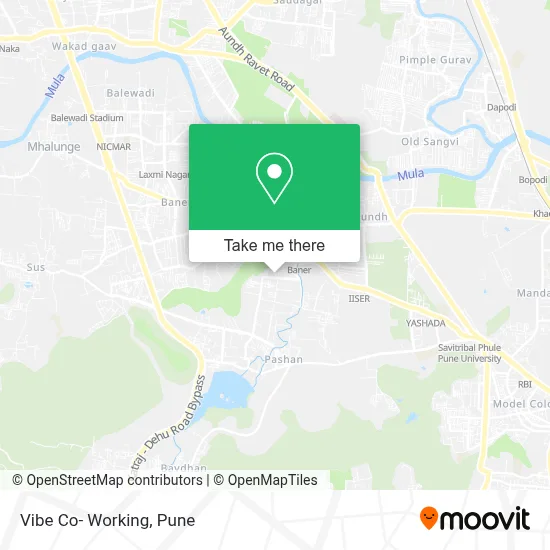 Vibe Co- Working map