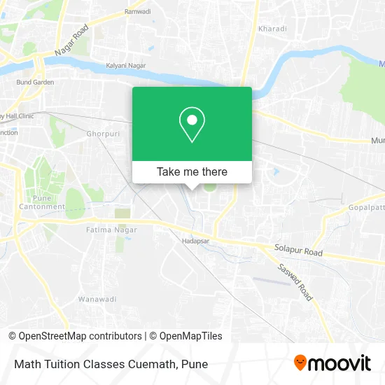 Math Tuition Classes Cuemath map