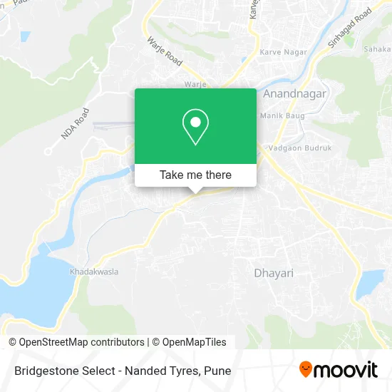 Bridgestone Select - Nanded Tyres map