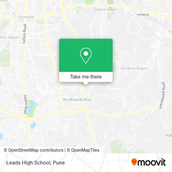 Leads High School map
