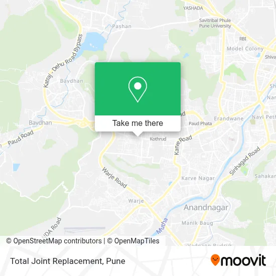 Total Joint Replacement map