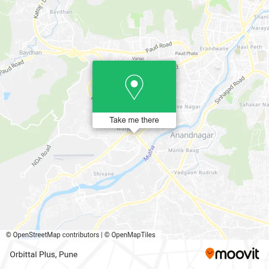 Orbittal Plus map