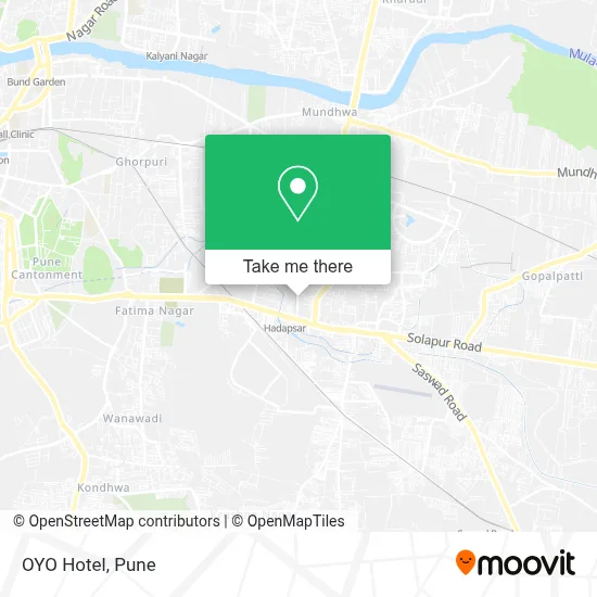 Oyo Hotel map