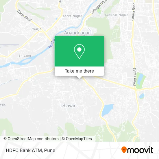 HDFC Bank Atm map