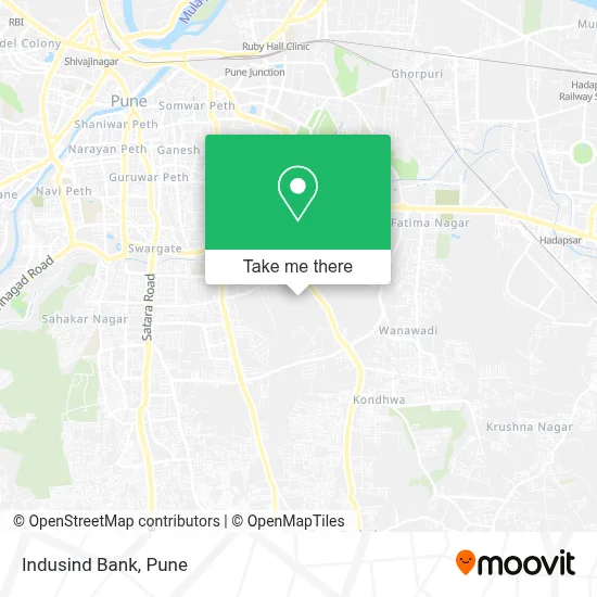 Indusind Bank map