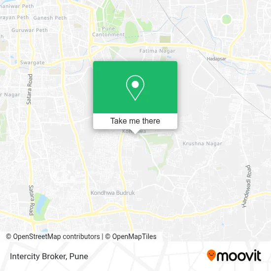 Intercity Broker map