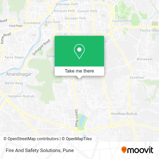 Fire And Safety Solutions map