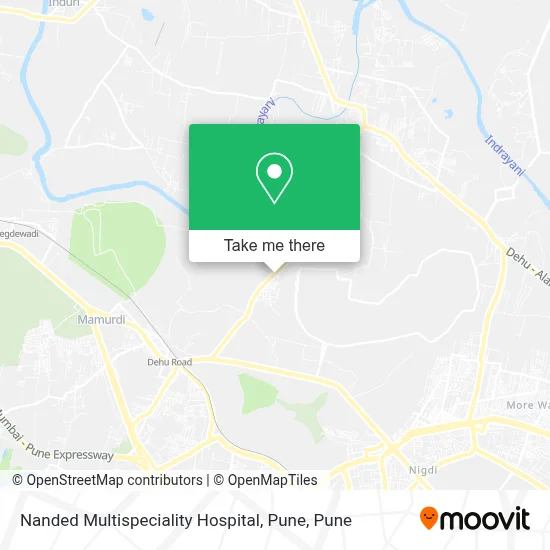 Nanded Multispeciality Hospital, Pune map
