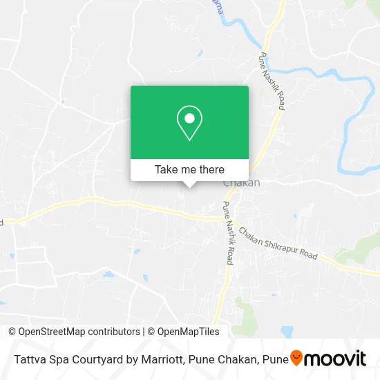 Tattva Spa Courtyard by Marriott, Pune Chakan map