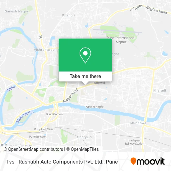 Tvs - Rushabh Auto Components Pvt. Ltd. map