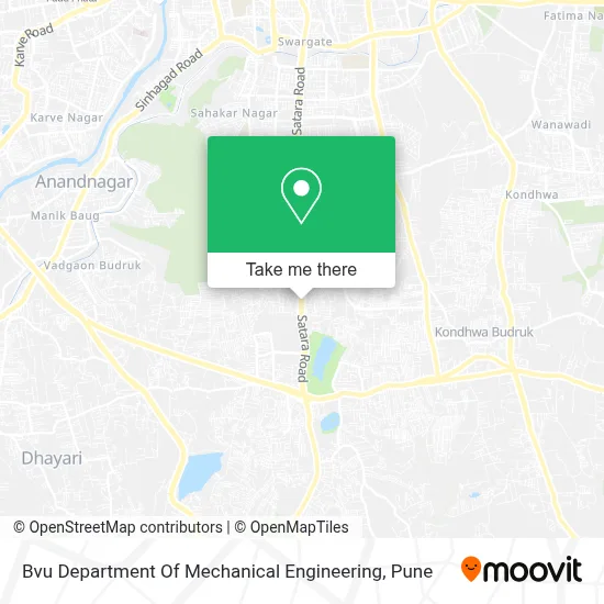 Bvu Department Of Mechanical Engineering map