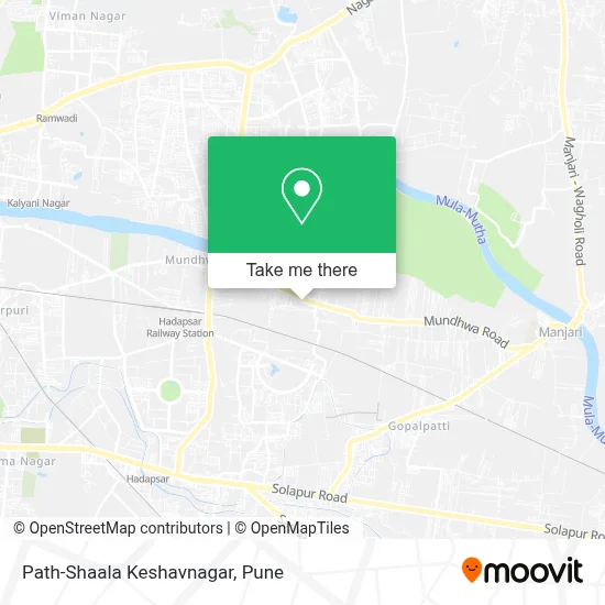 Path-Shaala Keshavnagar map