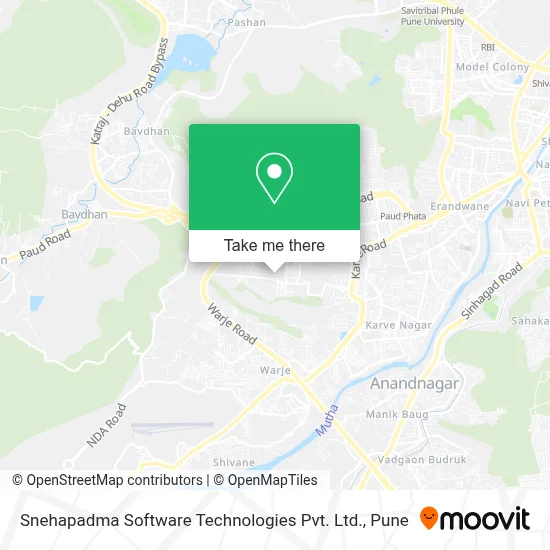 Snehapadma Software Technologies Pvt. Ltd. map