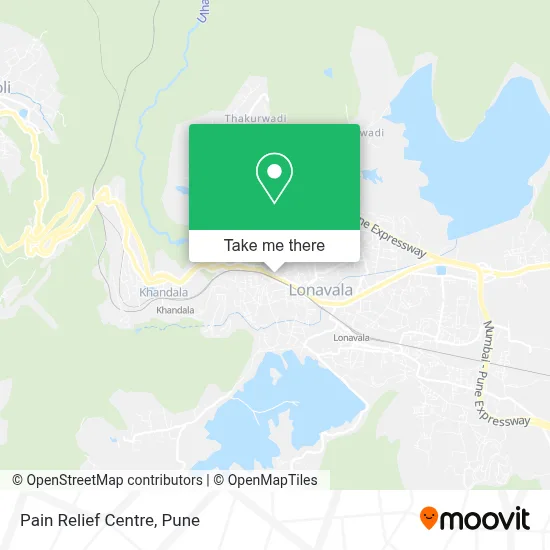 Pain Relief Centre map