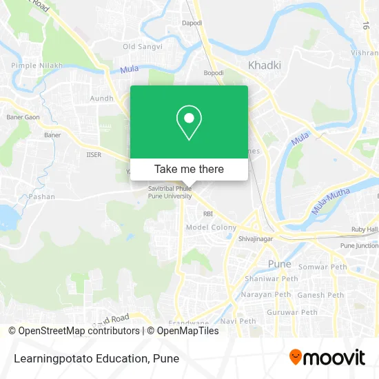 Learningpotato Education map