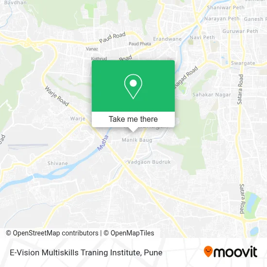 E-Vision Multiskills Traning Institute map
