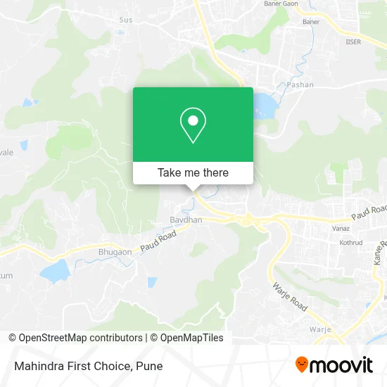 Mahindra First Choice map