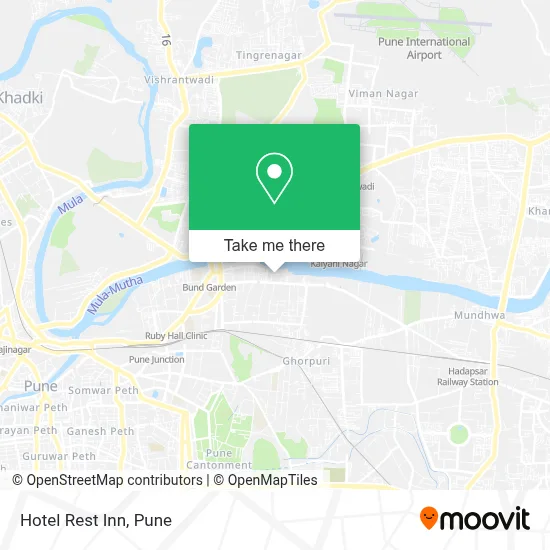 Hotel Rest Inn map