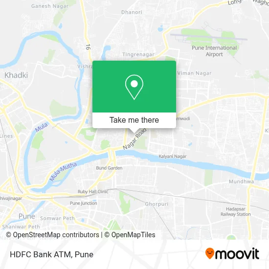 HDFC Bank Atm map