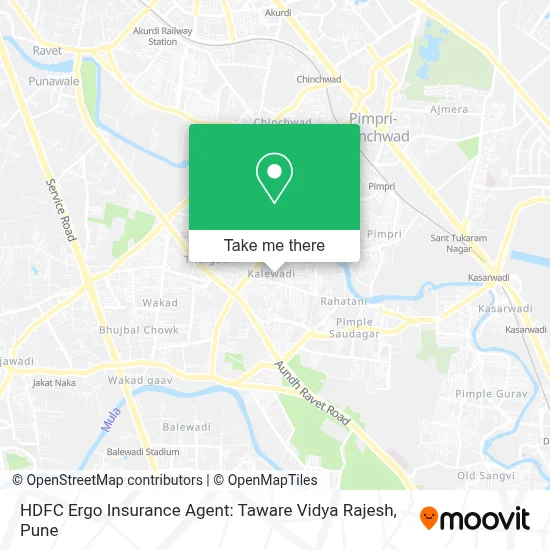 HDFC Ergo Insurance Agent: Taware Vidya Rajesh map