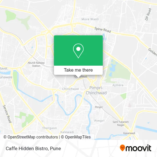 Caffe Hidden Bistro map