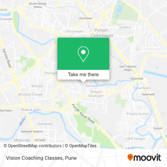 Vision Coaching Classes map