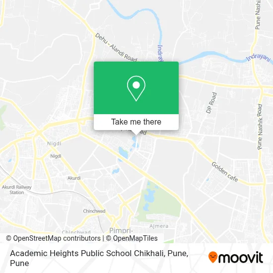 Academic Heights Public School Chikhali, Pune map
