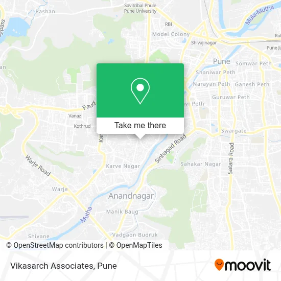 Vikasarch Associates map