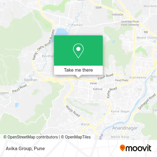 Avika Group map