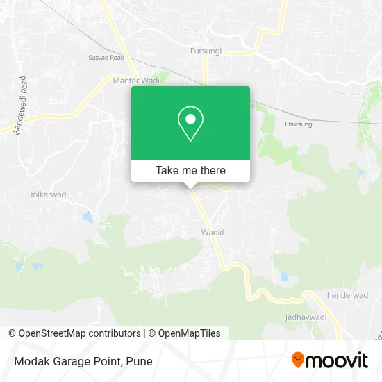 Modak Garage Point map