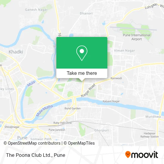 The Poona Club Ltd. map