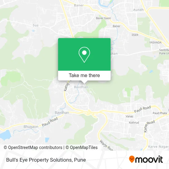 Bull's Eye Property Solutions map