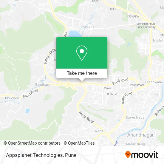 Appsplanet Technologies map