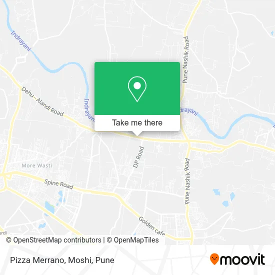 Pizza Merrano, Moshi map