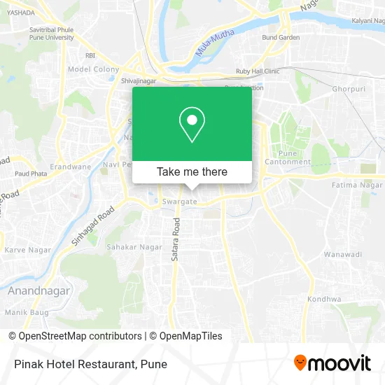 Pinak Hotel Restaurant map