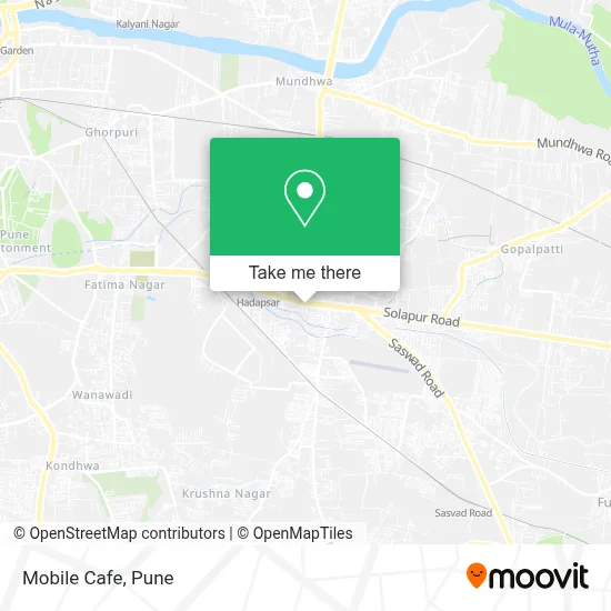 Mobile Cafe map