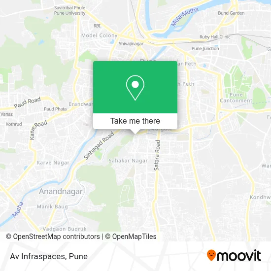 Av Infraspaces map
