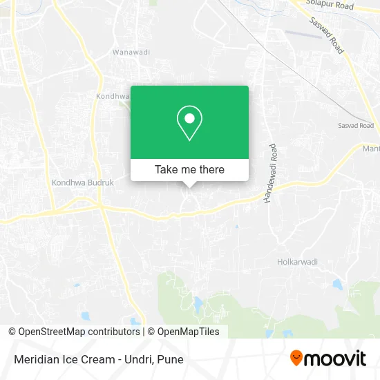 Meridian Ice Cream - Undri map