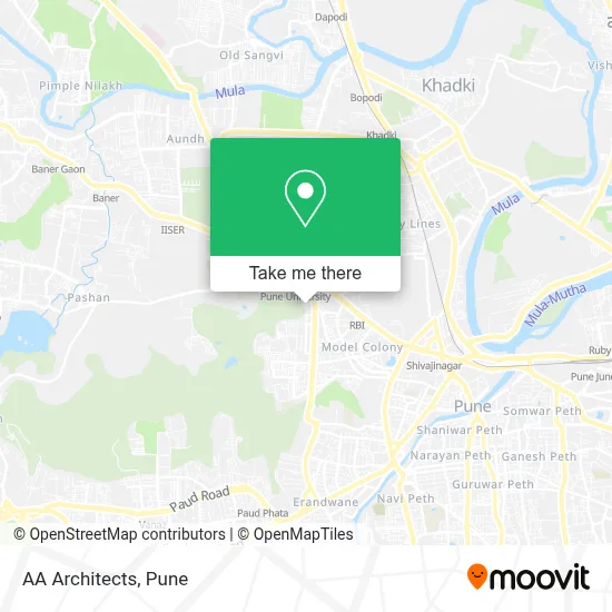 Aa Architects map