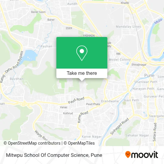 Mitwpu School Of Computer Science map